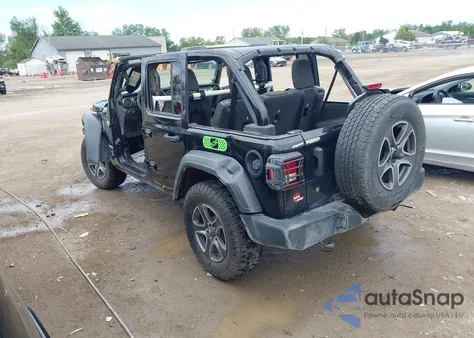 2018 Jeep Wrangler Unlimited Sport S 4X4 from USA, damaged, VIN 1C4HJXDG4JW257869